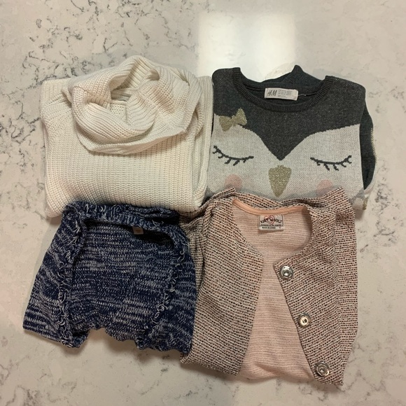 H&M Other - Lot of Girls Sweaters Size 4T - 6